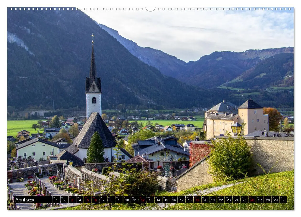 Bild: 9783457548745 | Golling an der Salzach (Wandkalender 2026 DIN A2 quer), CALVENDO...