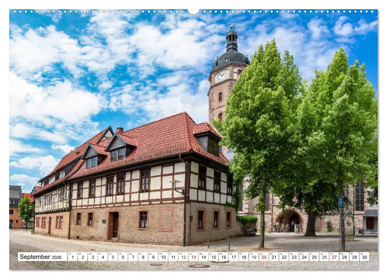 Bild: 9783457788745 | Rosenstadt Sangerhausen (Wandkalender 2026 DIN A2 quer), CALVENDO...