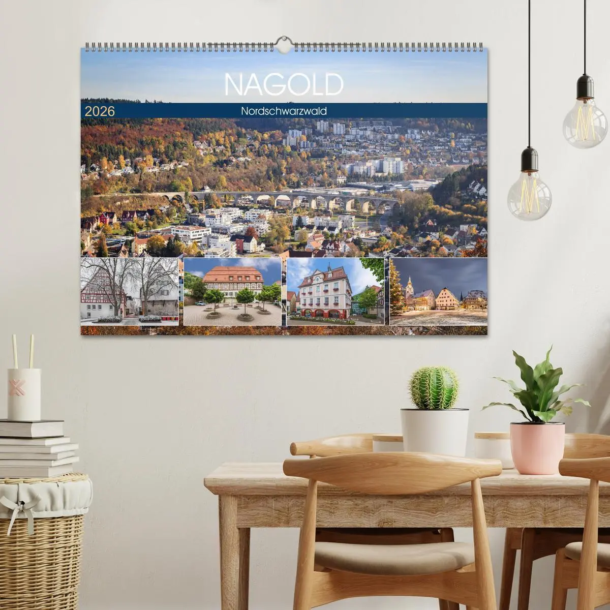 Bild: 9783457858745 | Nagold (Wandkalender 2026 DIN A2 quer), CALVENDO Monatskalender | 2026