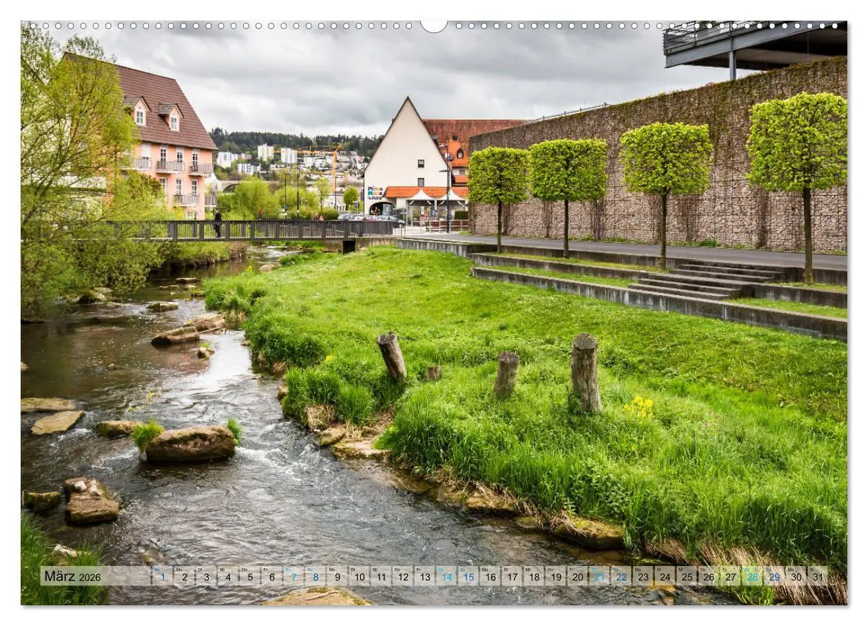 Bild: 9783457858745 | Nagold (Wandkalender 2026 DIN A2 quer), CALVENDO Monatskalender | 2026
