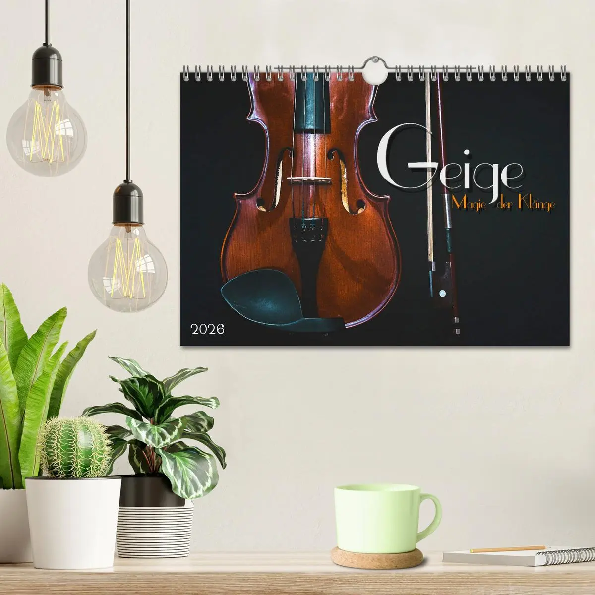 Bild: 9783457928745 | Geige - Magie der Klänge (Wandkalender 2026 DIN A4 quer), CALVENDO...