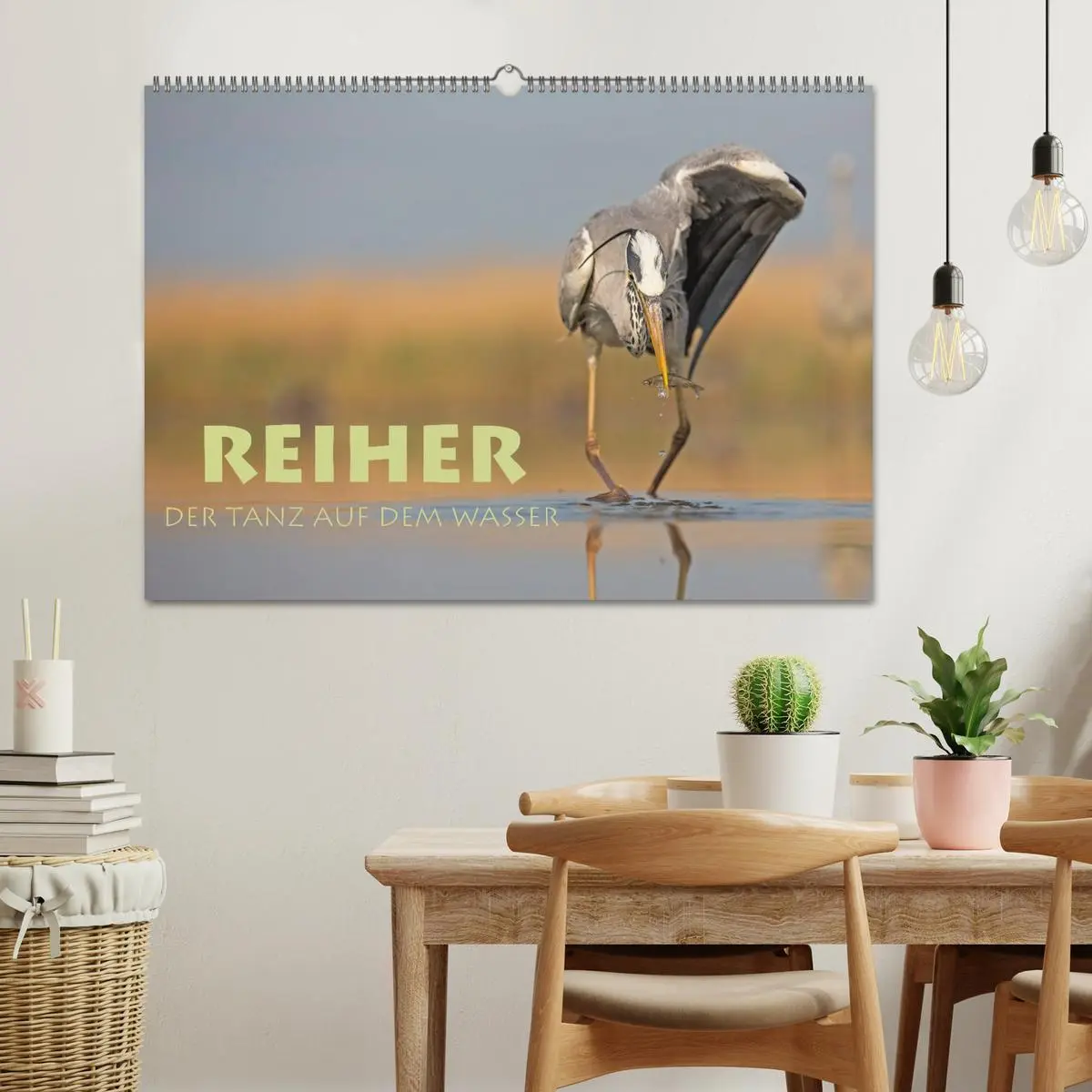 Bild: 9783516018745 | Reiher - Der Tanz auf dem Wasser (Wandkalender 2026 DIN A2 quer),...