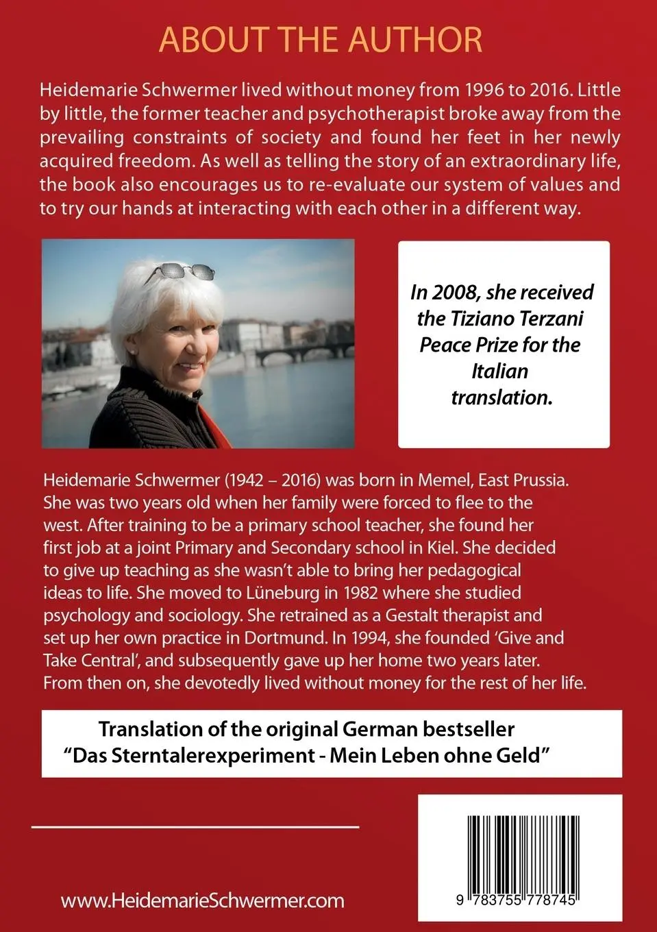Rückseite: 9783755778745 | A rich life without money | Heidemarie Schwermer | Taschenbuch | 2022