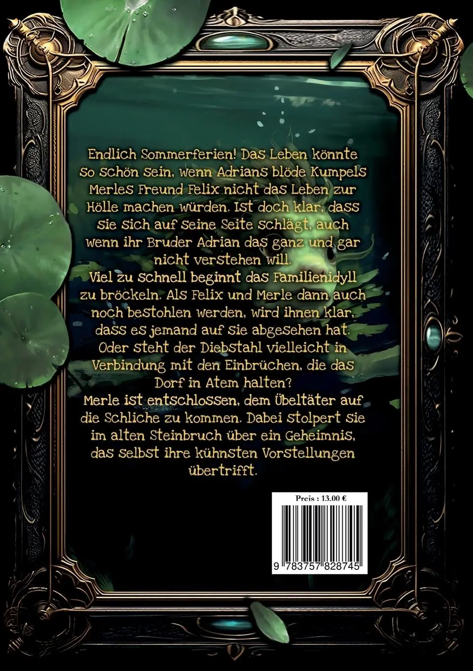 Rückseite: 9783757828745 | Die Töchter des Wassermanns | Stephanie Domaschke | Taschenbuch | 2023