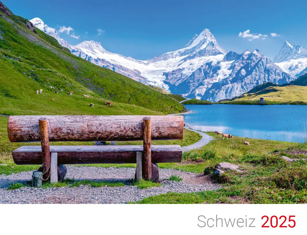 Cover: 9783866038745 | Schweizer Bildkalender 2025 - Deutsch | Wandkalender 'Schweiz' | 2025