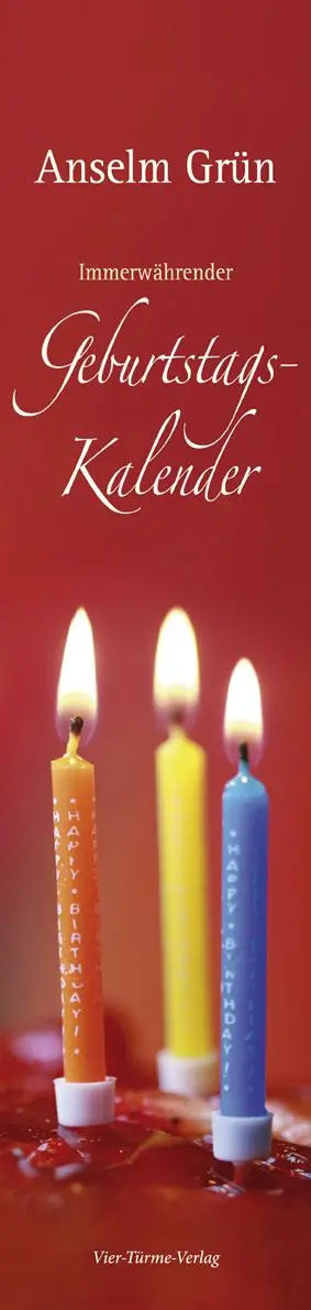 Cover: 9783896808745 | Immerwährender Geburtstagskalender | Anselm Grün | Kalender | 12 S.