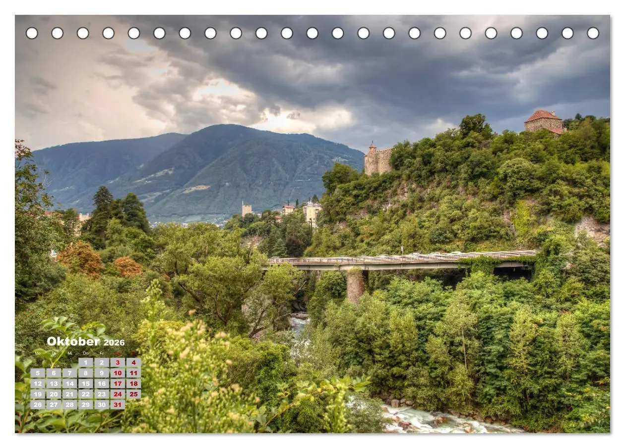 Bild: 9783457778845 | Meraner Land: alpin-mediterranes Lebensgefühl (Tischkalender 2026...