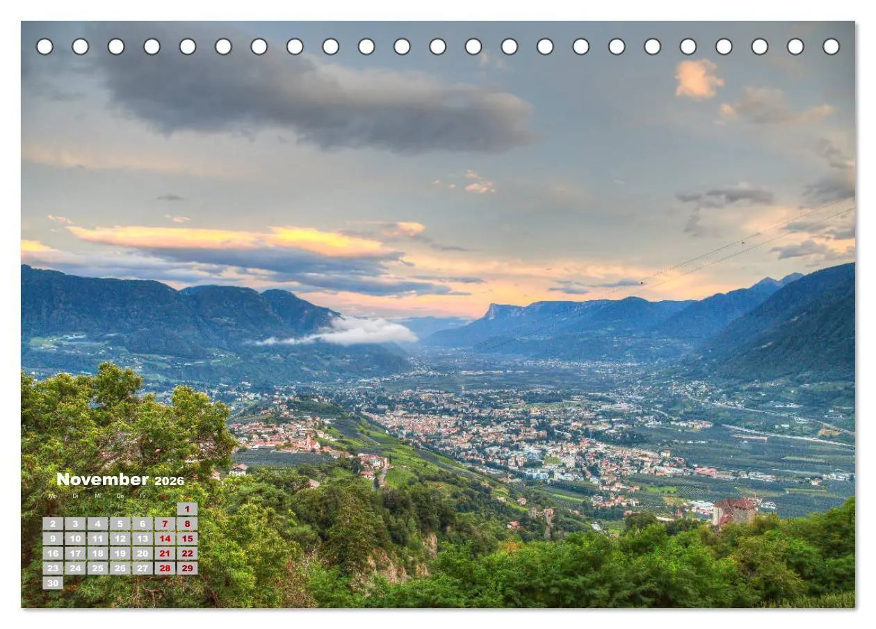 Bild: 9783457778845 | Meraner Land: alpin-mediterranes Lebensgefühl (Tischkalender 2026...