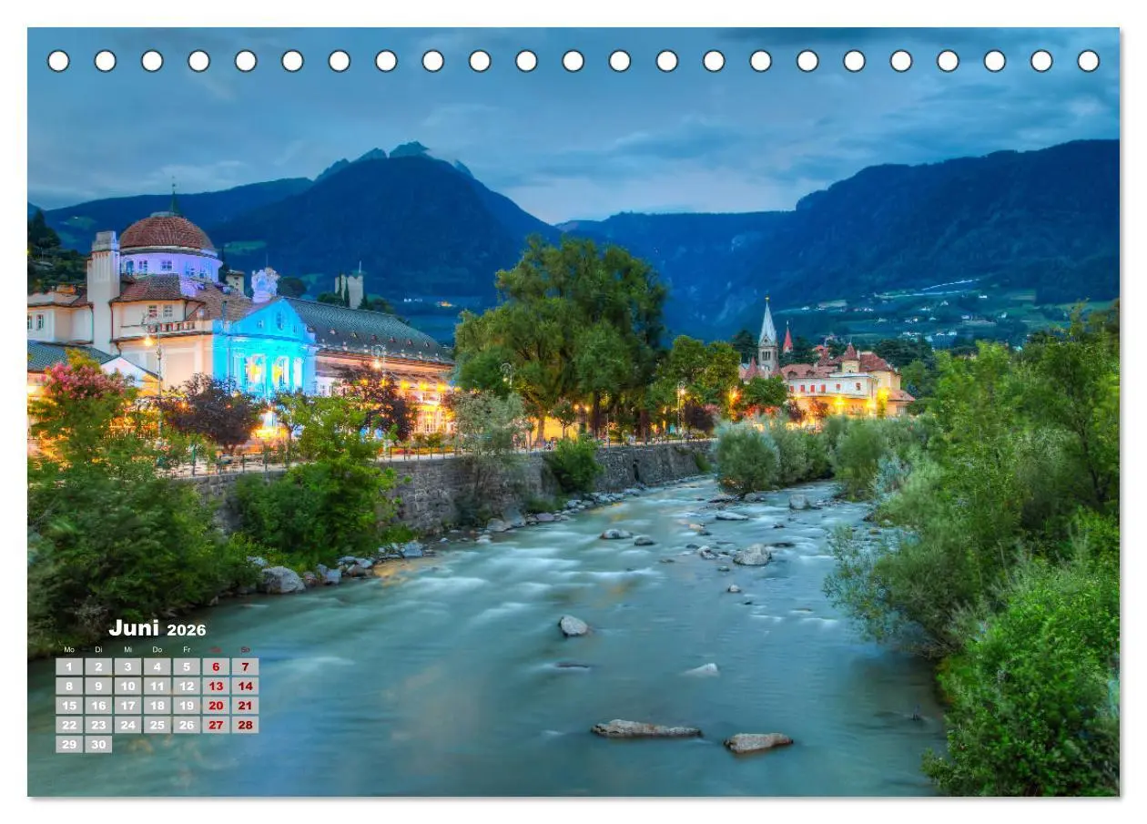 Bild: 9783457778845 | Meraner Land: alpin-mediterranes Lebensgefühl (Tischkalender 2026...