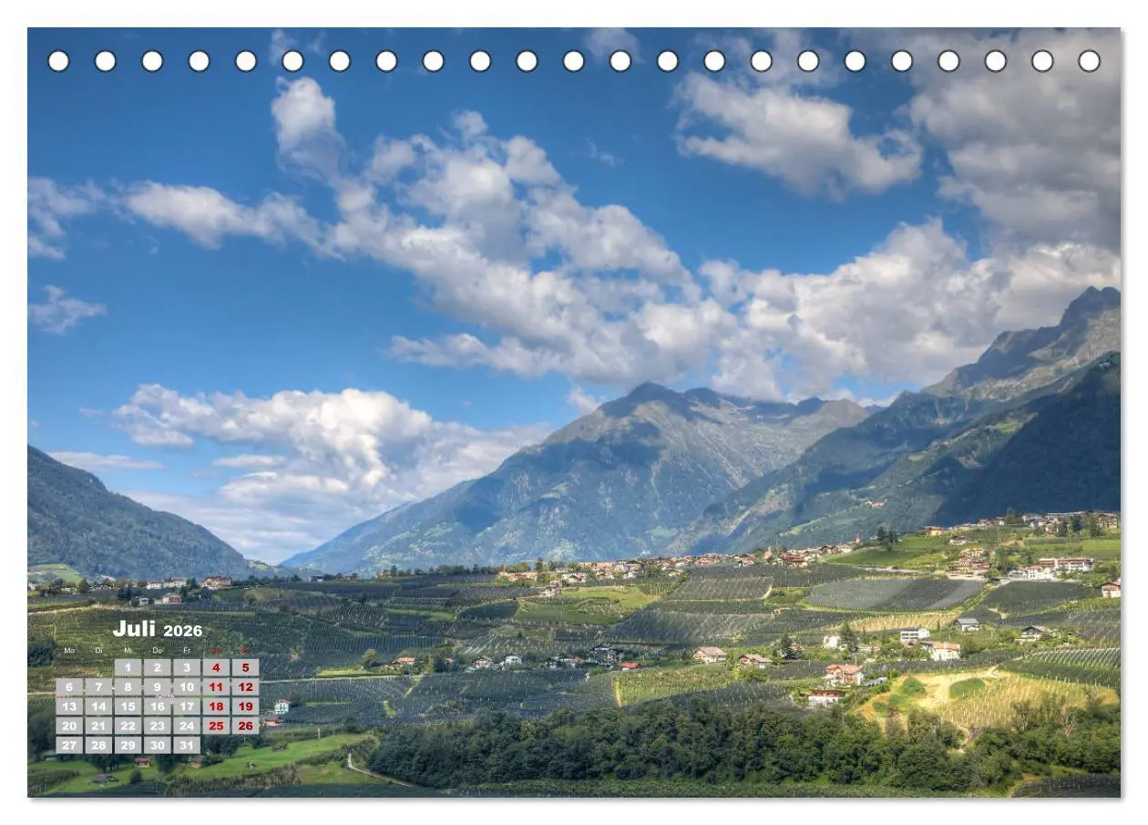 Bild: 9783457778845 | Meraner Land: alpin-mediterranes Lebensgefühl (Tischkalender 2026...