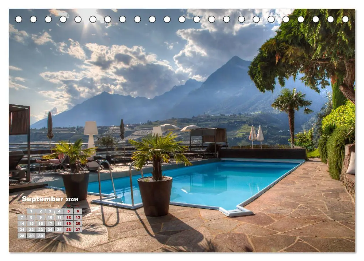 Bild: 9783457778845 | Meraner Land: alpin-mediterranes Lebensgefühl (Tischkalender 2026...