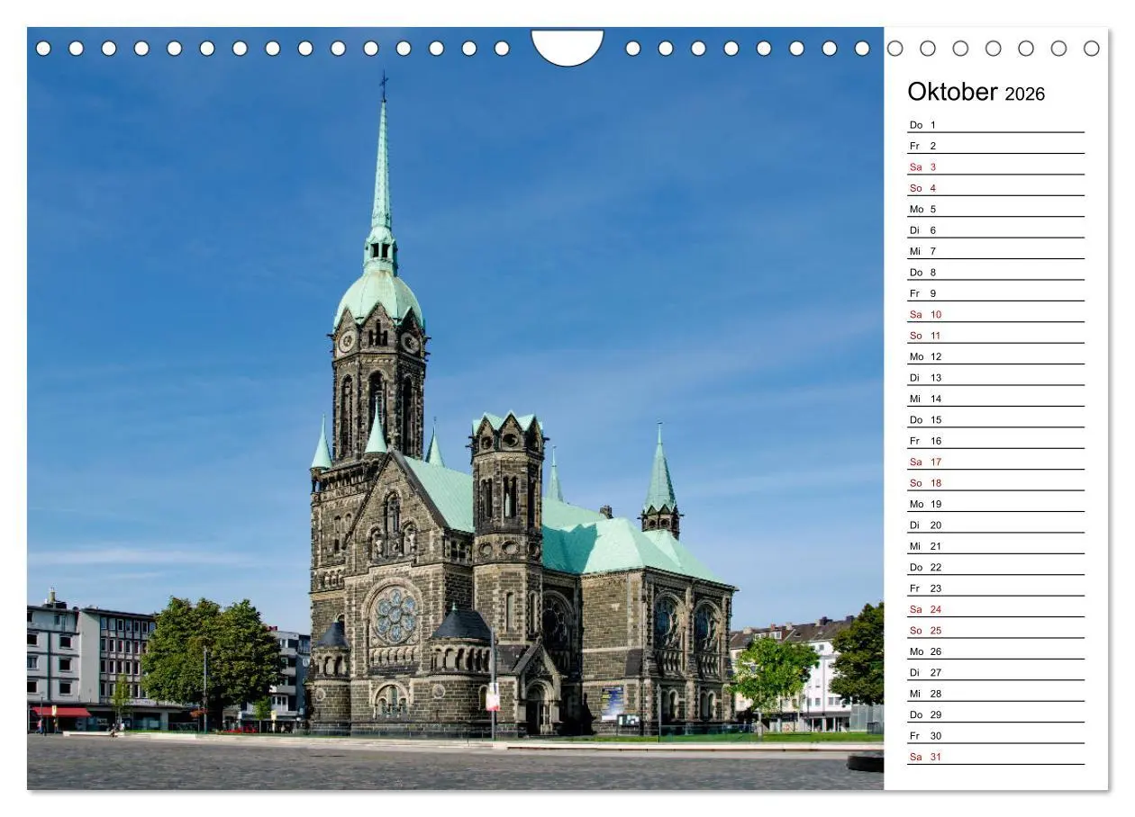 Bild: 9783457848845 | Unterwegs in Mönchengladbach (Wandkalender 2026 DIN A4 quer),...