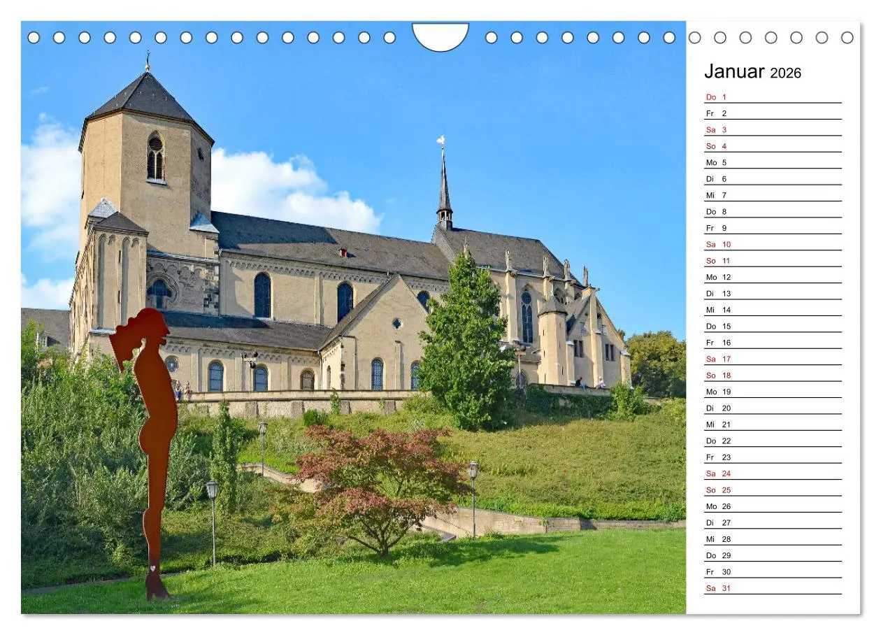 Bild: 9783457848845 | Unterwegs in Mönchengladbach (Wandkalender 2026 DIN A4 quer),...