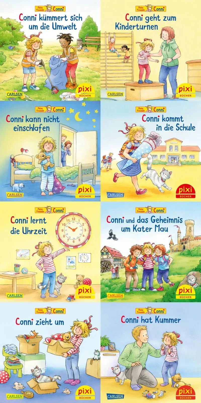 Cover: 9783551038845 | Pixi-8er-Set 300: Neue Abenteuer mit Conni (8x1 Exemplar) | Schneider