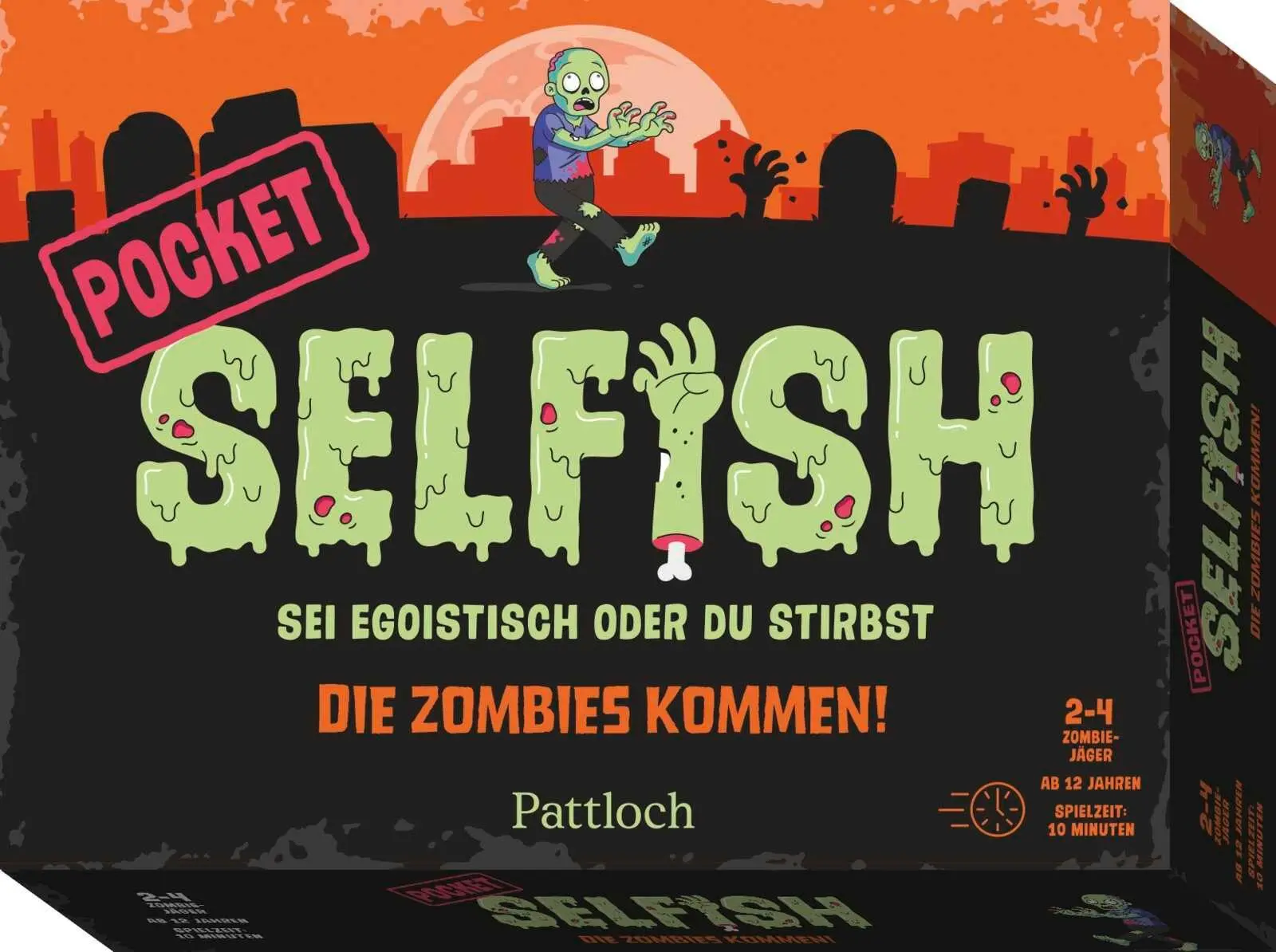 Cover: 4260308348945 | Pocket Selfish - Die Zombies kommen! | Ridley'S Games | Spiel | 80 S.