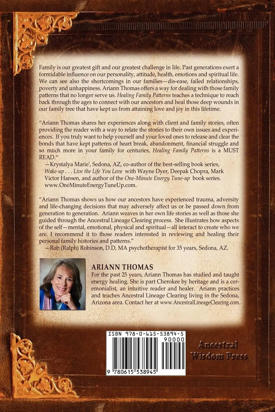 Rückseite: 9780615538945 | Healing Family Patterns | Ariann Thomas | Taschenbuch | Englisch