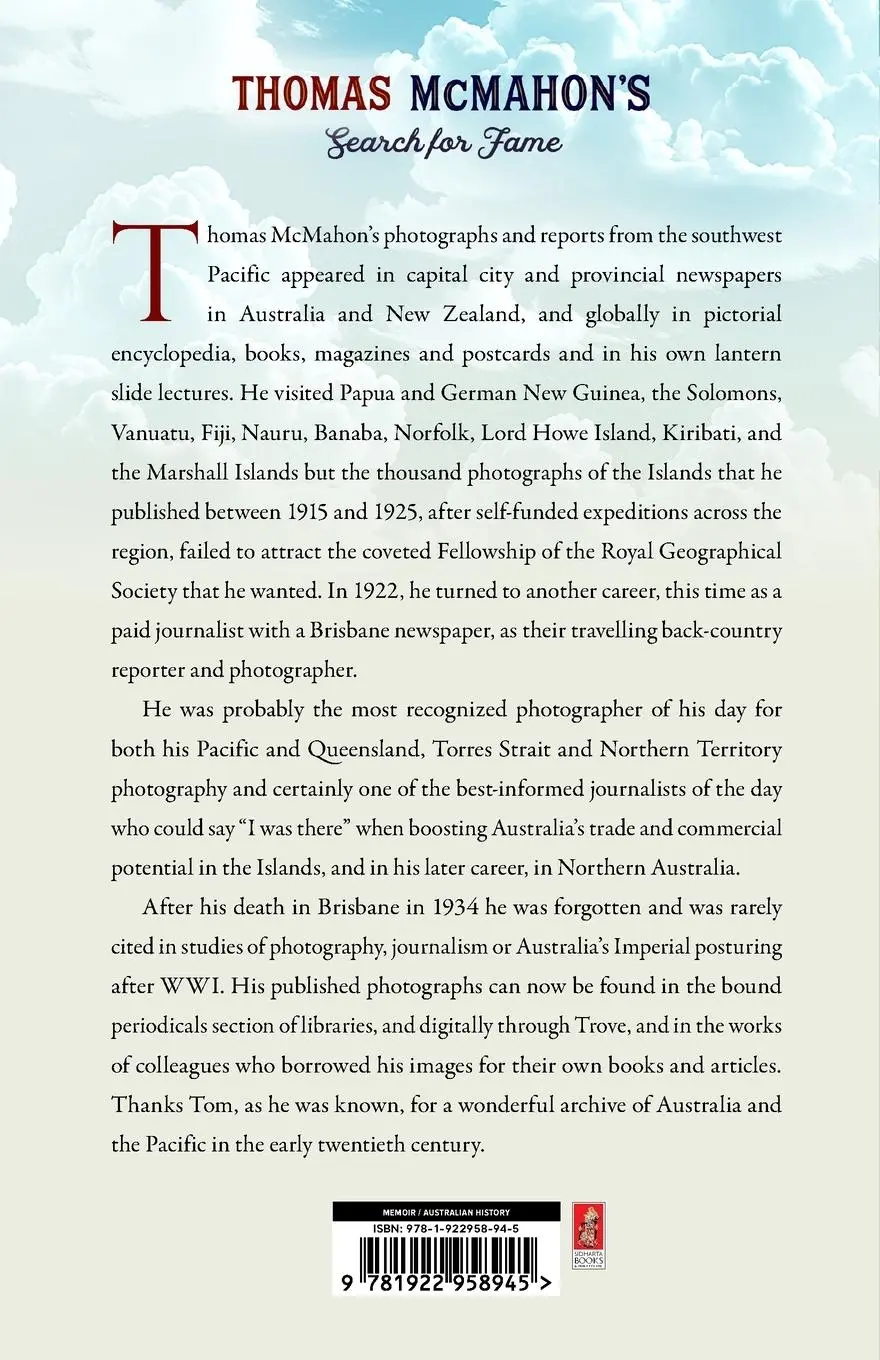 Rückseite: 9781922958945 | Thomas McMahon's Search for Fame | Max Quanchi | Taschenbuch | 2025