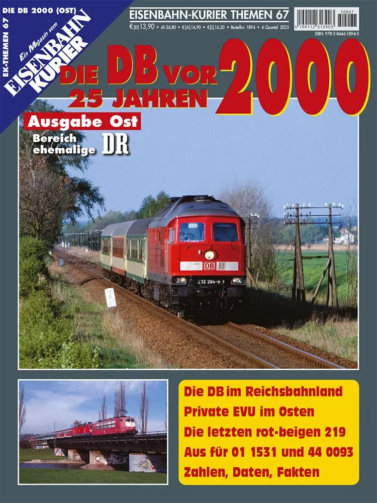 Cover: 9783844618945 | Die DB vor 25 Jahren - 2000 Ausgabe Ost | Broschüre | 98 S. | Deutsch