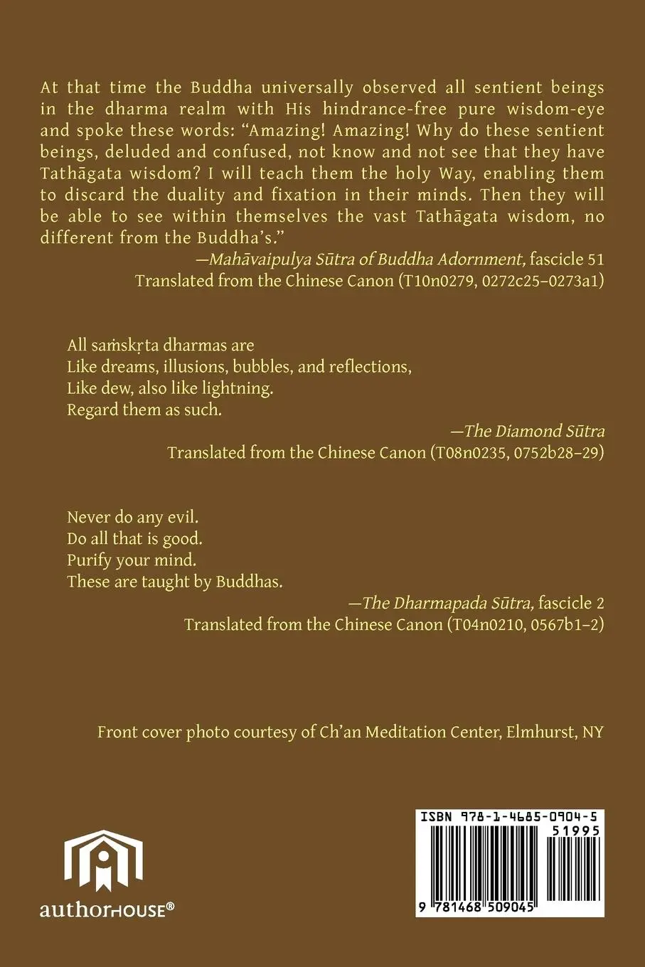 Rückseite: 9781468509045 | Teachings of the Buddha | Rulu | Taschenbuch | Kartoniert / Broschiert