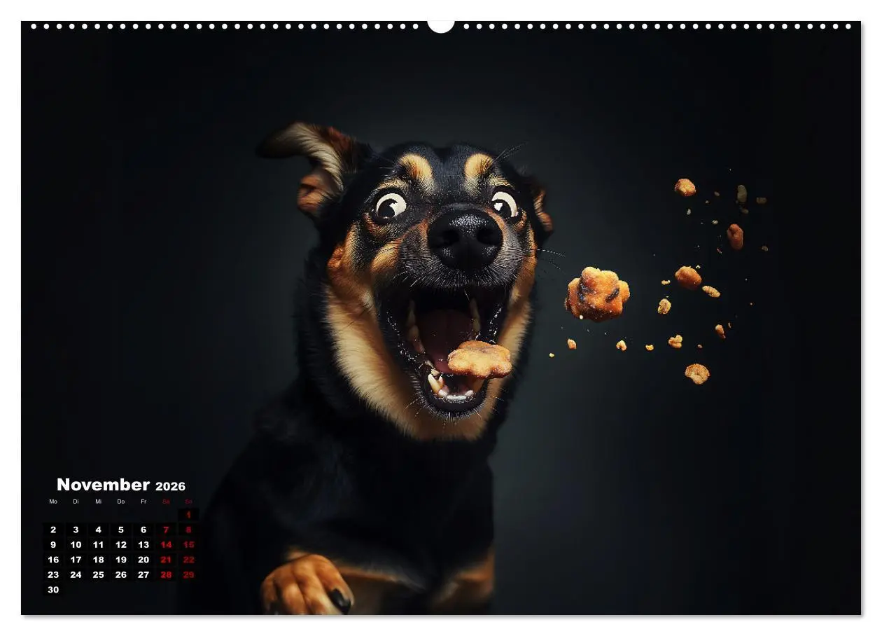 Bild: 9783457349045 | Leckerchen! (hochwertiger Premium Wandkalender 2026 DIN A2 quer),...