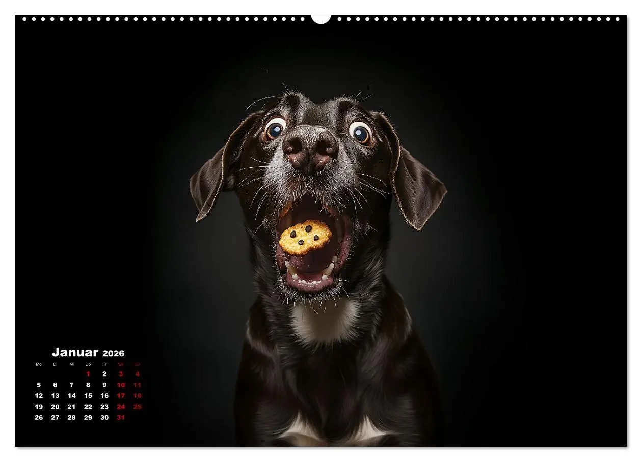 Bild: 9783457349045 | Leckerchen! (hochwertiger Premium Wandkalender 2026 DIN A2 quer),...