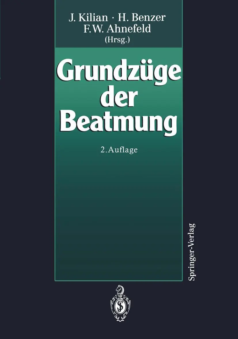 Cover: 9783540579045 | Grundzüge der Beatmung | H. Benzer (u. a.) | Taschenbuch | xiv | 1994