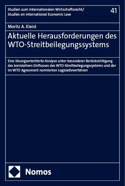 Cover: 9783756019045 | Aktuelle Herausforderungen des WTO-Streitbeilegungssystems | Kleist