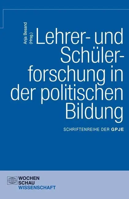 Cover: 9783899749045 | Lehrer- und Schülerforschung in der politischen Bildung | Anja Besand