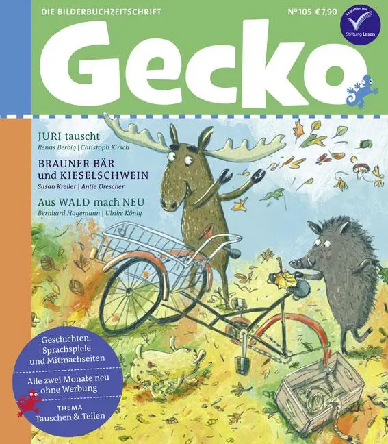 Cover: 9783911209045 | Gecko Kinderzeitschrift Band 105 | Thema: Tauschen &amp; Teilen | Buch