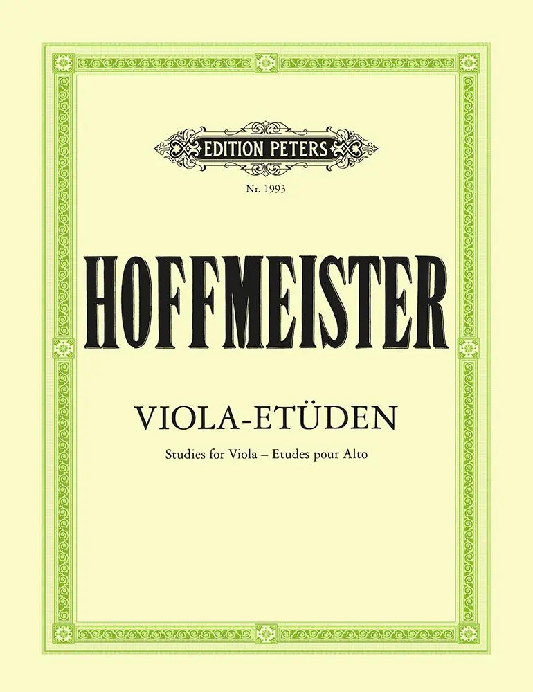 Cover: 9790014009045 | Studies for Viola | 12 Studies | Franz Anton Hoffmeister | Taschenbuch
