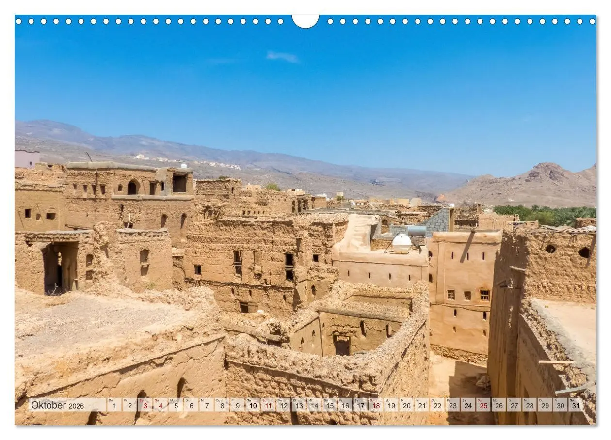 Bild: 9783457269145 | Oman - Historische Perle des Orients (Wandkalender 2026 DIN A3...