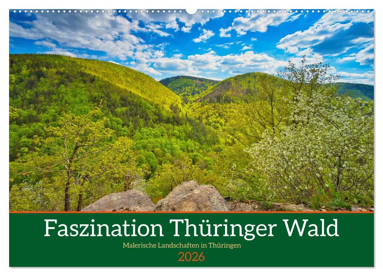 Cover: 9783457579145 | Faszination Thüringer Wald (Wandkalender 2026 DIN A2 quer),...