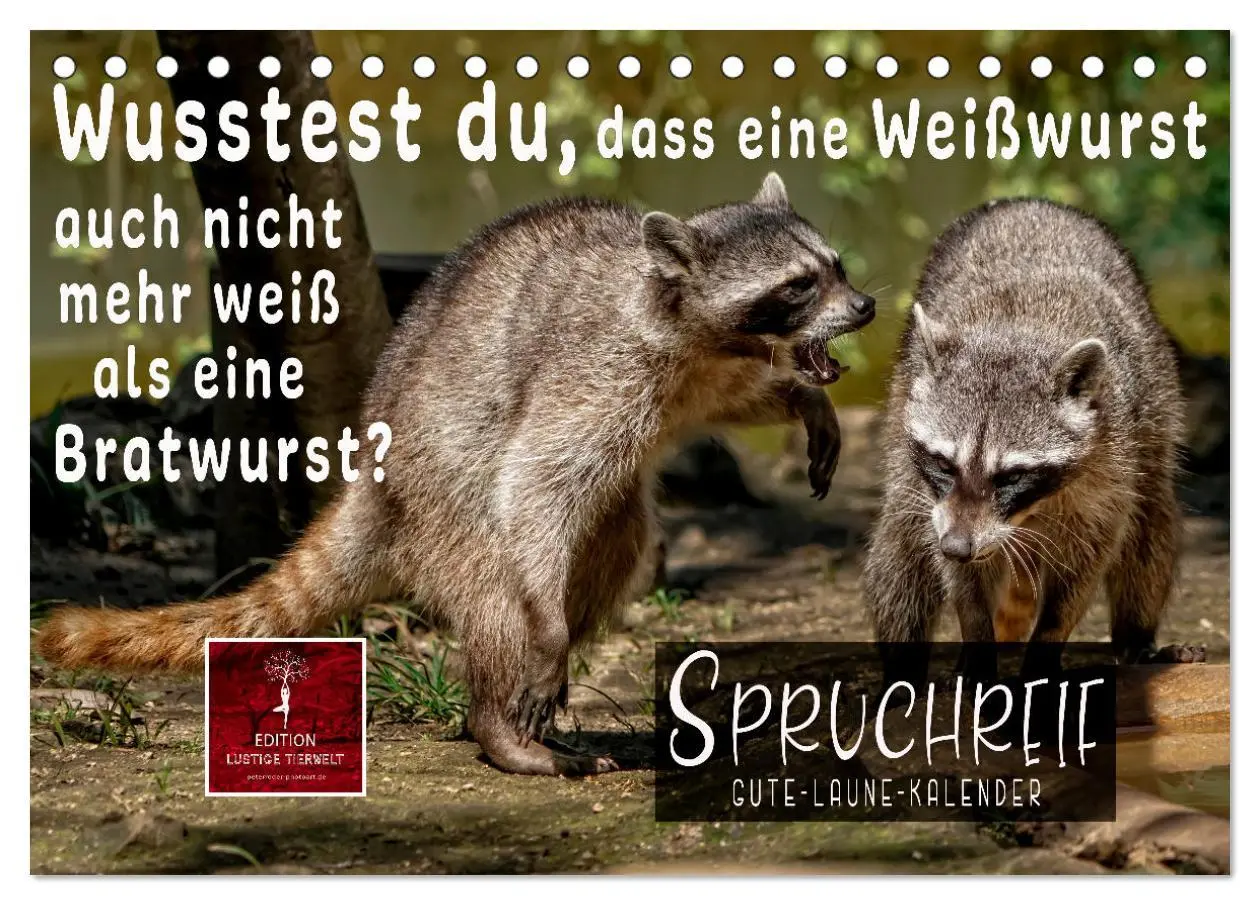 Cover: 9783457649145 | Spruchreif - Gute-Laune-Kalender (Tischkalender 2026 DIN A5 quer),...