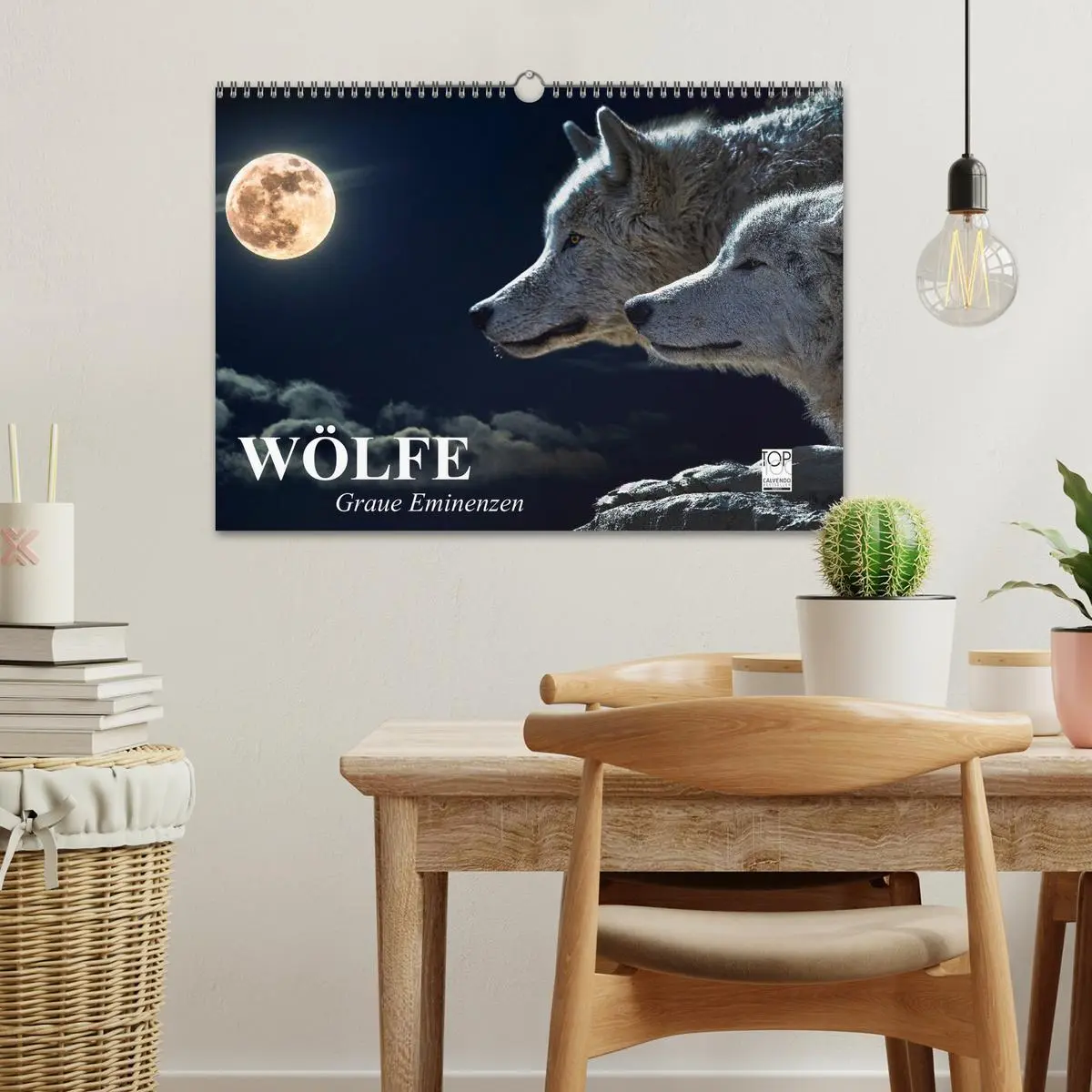 Bild: 9783516049145 | Wölfe. Graue Eminenzen (Wandkalender 2026 DIN A3 quer), CALVENDO...