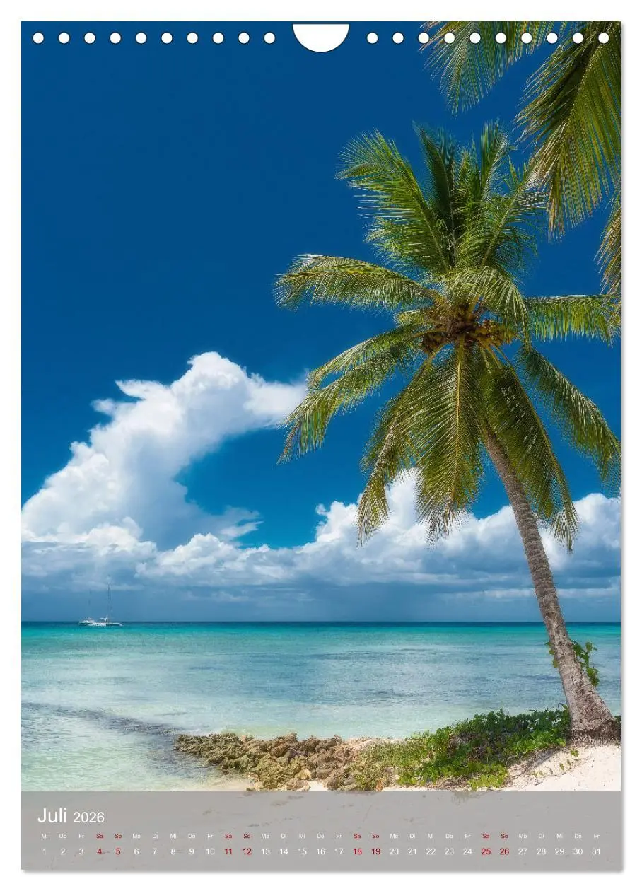 Bild: 9783516359145 | Karibischer Traum Isla Saona (Wandkalender 2026 DIN A4 hoch),...