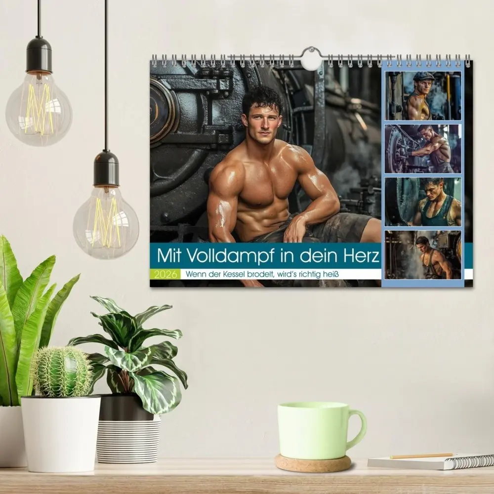 Bild: 9783516599145 | Mit Volldampf in dein Herz (Wandkalender 2026 DIN A4 quer),...
