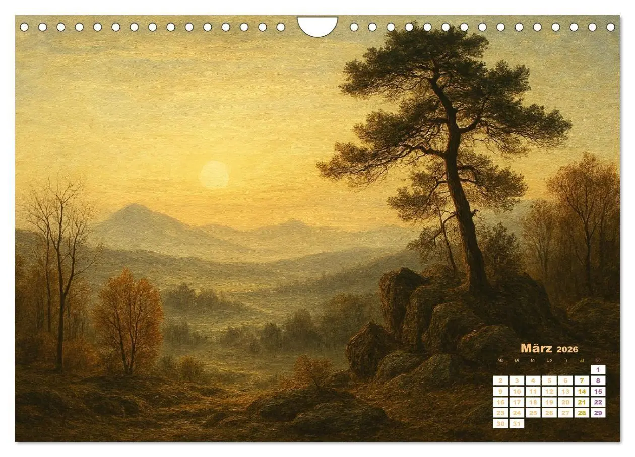 Bild: 9783516669145 | Im Licht der Sehnsucht - Romantische Landschaften (Wandkalender...