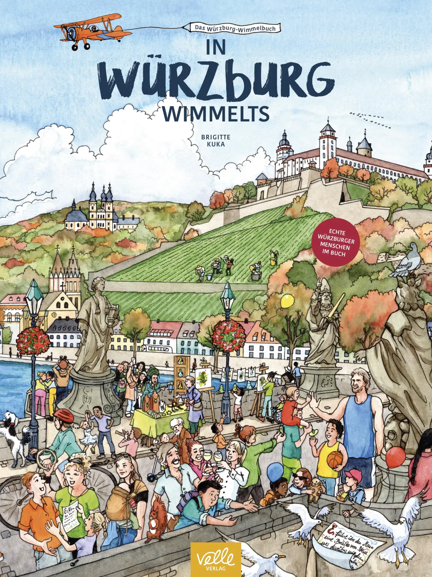 Cover: 9783982349145 | In Würzburg wimmelts | Das Würzburg Wimmelbuch | Kuka Brigitte | Buch