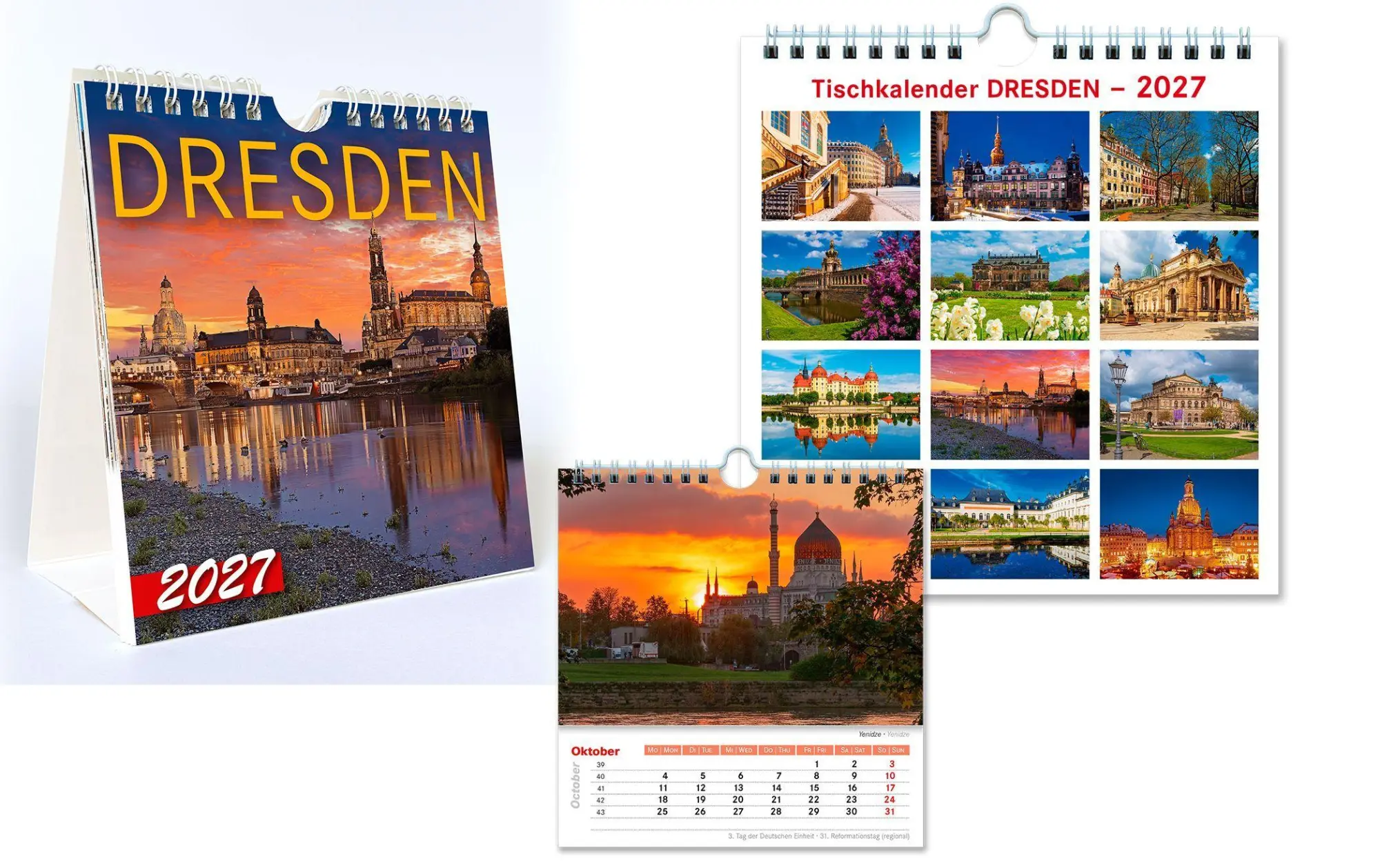 Bild: 4250582399245 | Kalender Dresden 2027 | 13,5x14 cm - Tischkalender Dresden 2027 | 2027