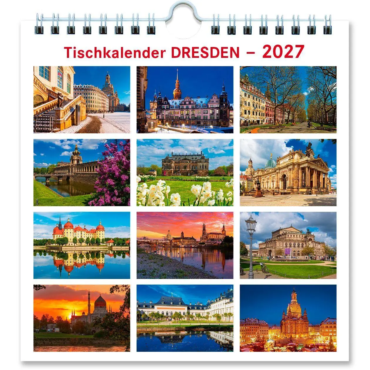 Bild: 4250582399245 | Kalender Dresden 2027 | 13,5x14 cm - Tischkalender Dresden 2027 | 2027