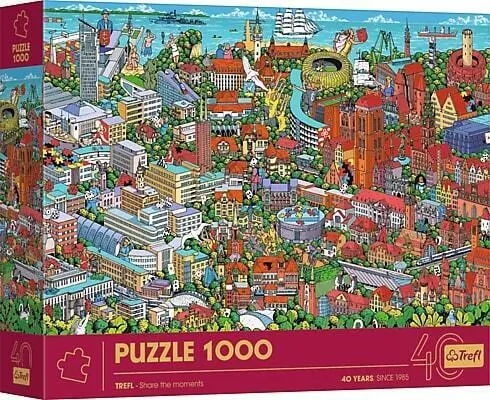 Bild: 5900511109245 | Puzzle Premium Plus 1000 Jubiläum - Danzig, Gdynia, Sopot | Spiel