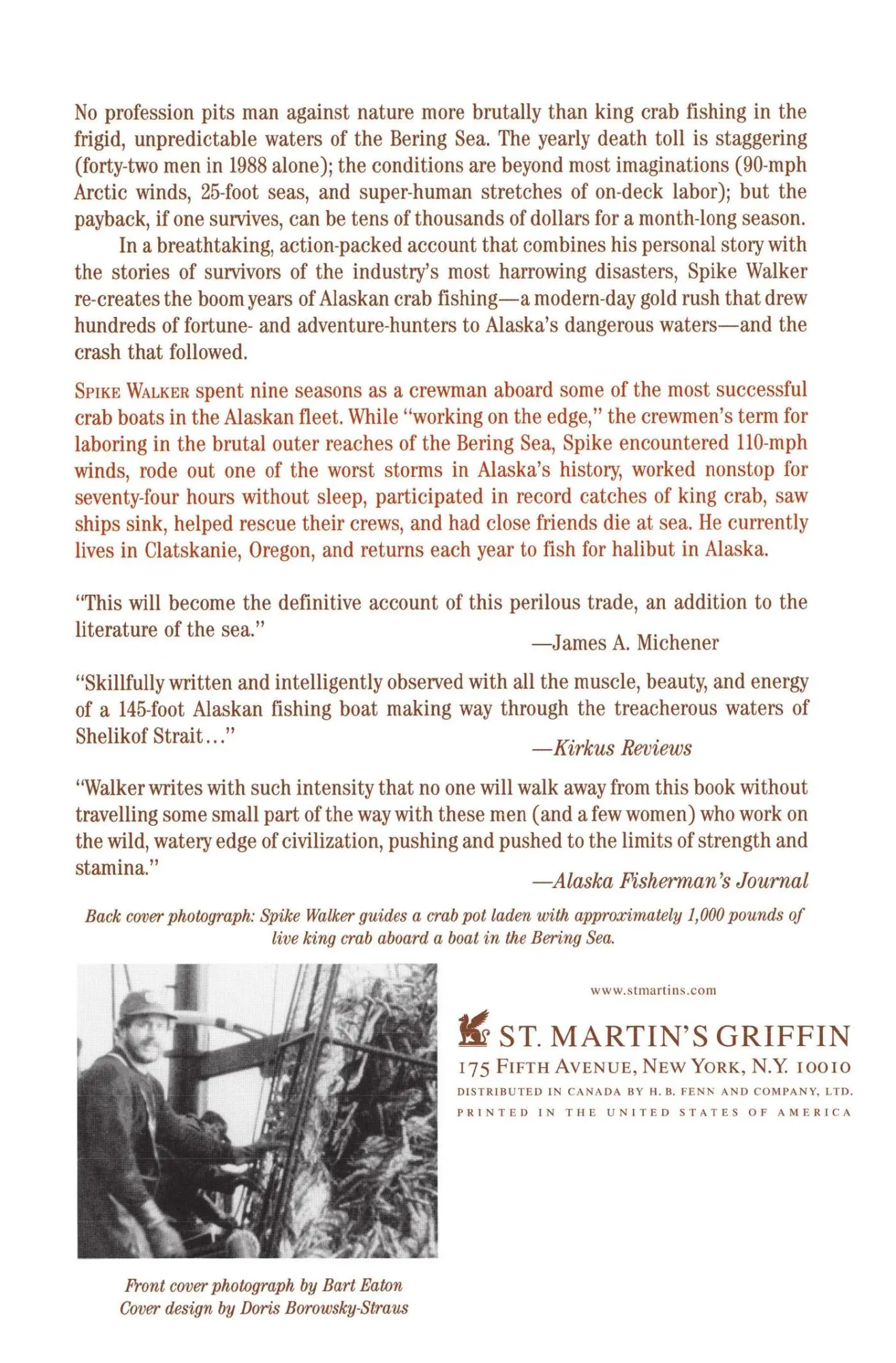 Rückseite: 9780312089245 | Working on the Edge | Spike Walker | Taschenbuch | Englisch | 1993