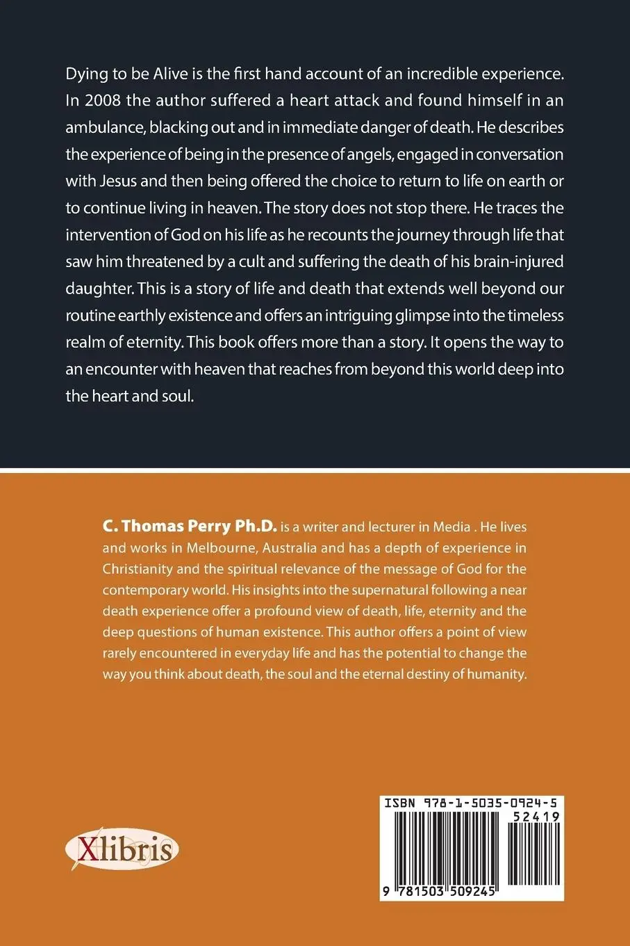 Rückseite: 9781503509245 | Dying to Be Alive | C. Thomas Perry | Taschenbuch | Englisch | 2015
