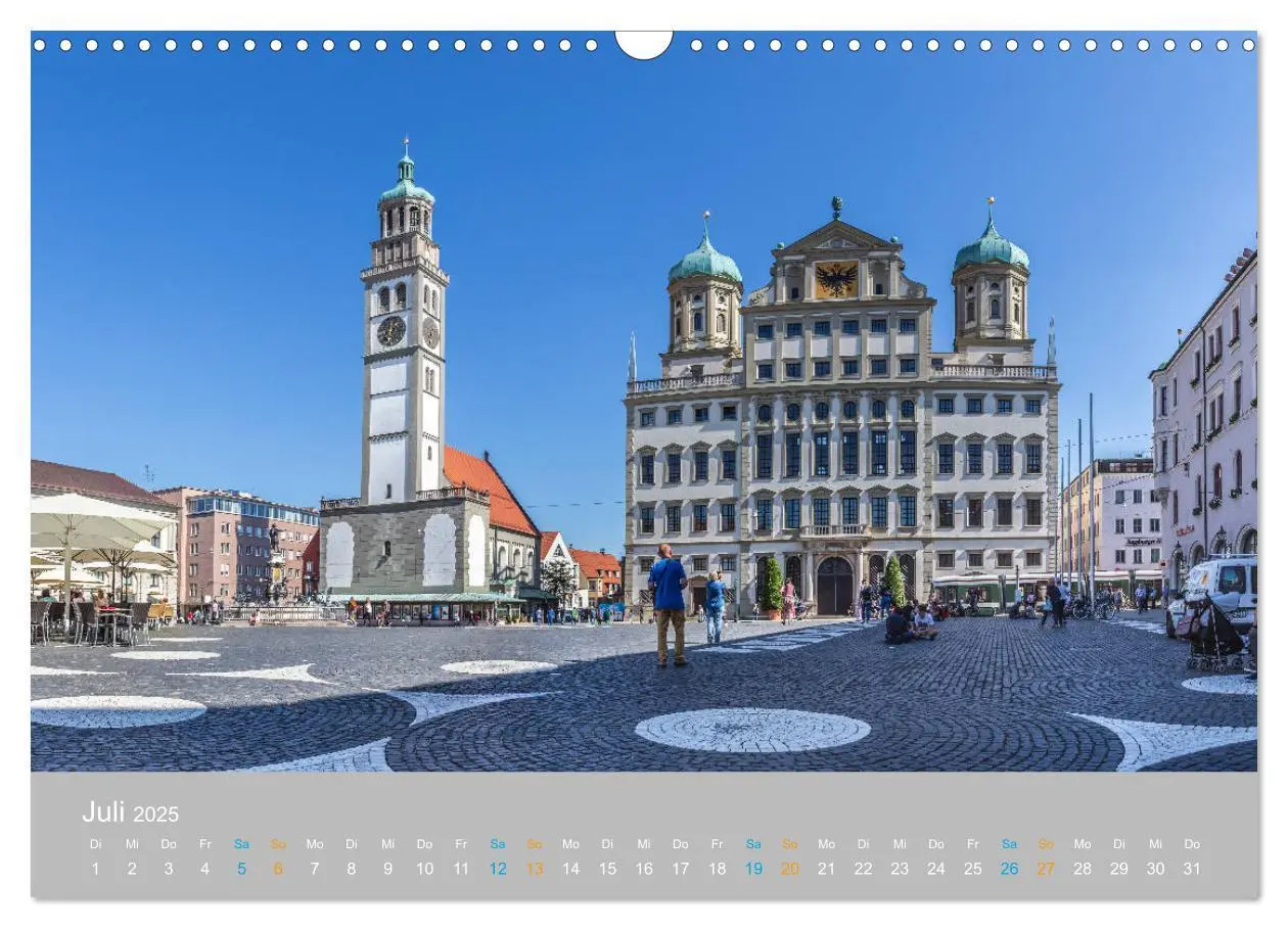 Bild: 9783435239245 | Augsburg - Stadt der Renaissance (Wandkalender 2025 DIN A3 quer),...