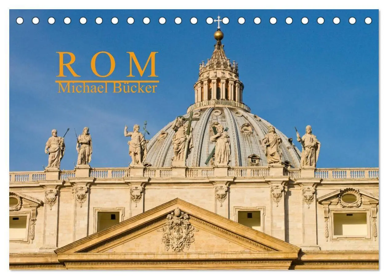 Cover: 9783435789245 | Rom (Tischkalender 2025 DIN A5 quer), CALVENDO Monatskalender | 2025