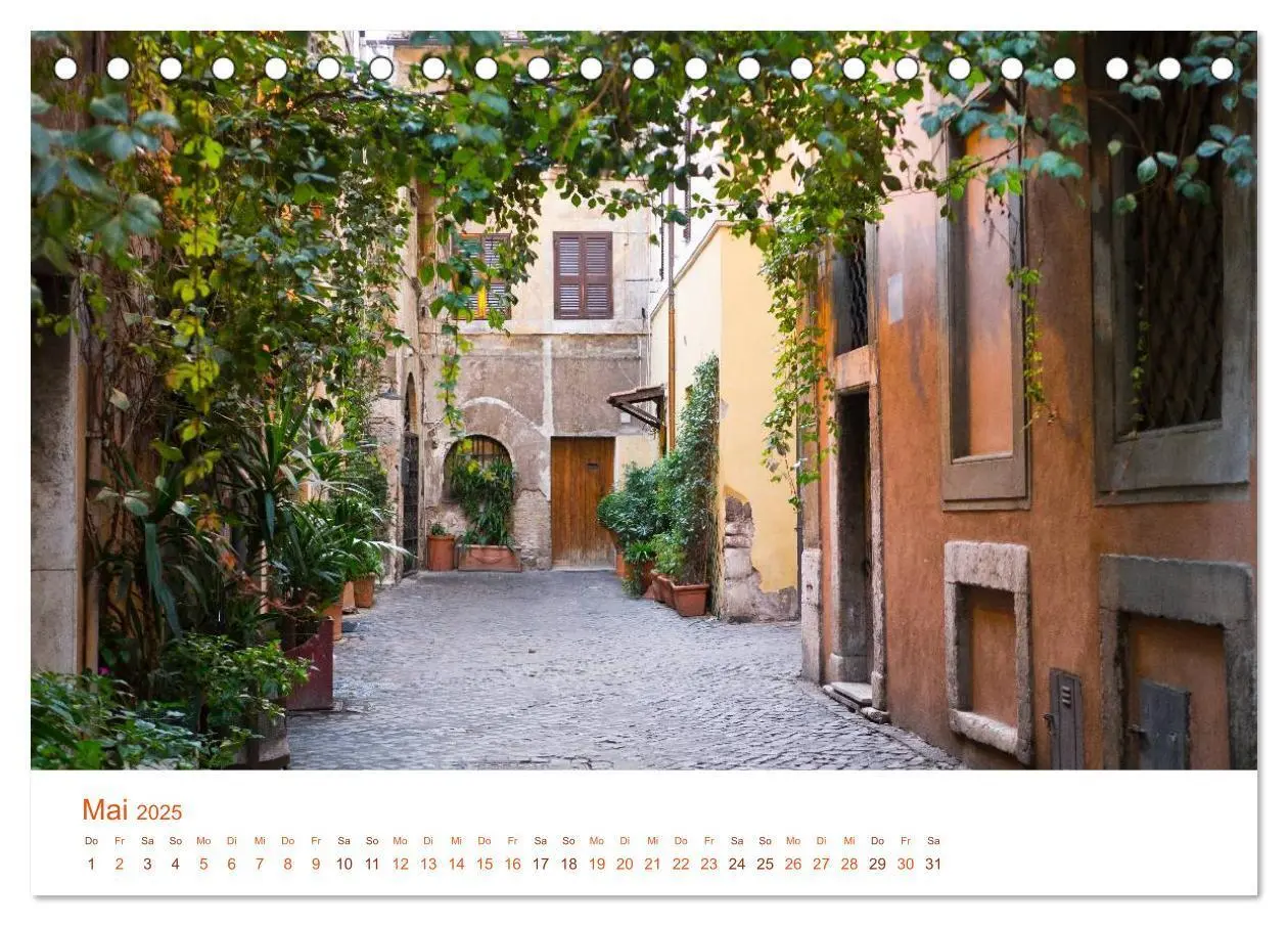 Bild: 9783435789245 | Rom (Tischkalender 2025 DIN A5 quer), CALVENDO Monatskalender | 2025