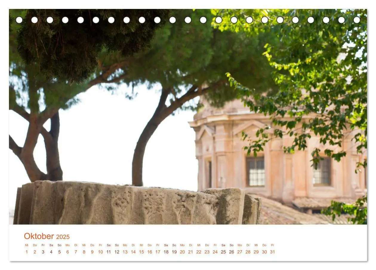 Bild: 9783435789245 | Rom (Tischkalender 2025 DIN A5 quer), CALVENDO Monatskalender | 2025