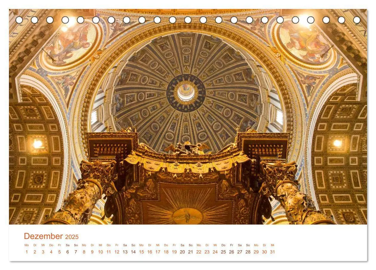 Bild: 9783435789245 | Rom (Tischkalender 2025 DIN A5 quer), CALVENDO Monatskalender | 2025