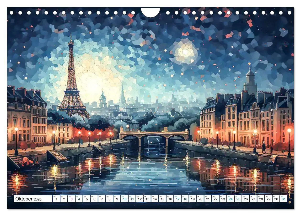 Bild: 9783457329245 | Eiffelturm: Kreativ anders (Wandkalender 2026 DIN A4 quer),...