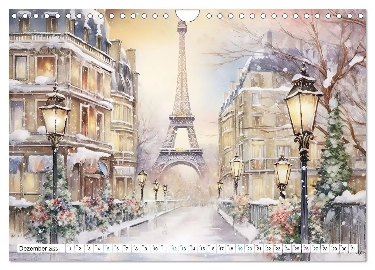 Bild: 9783457329245 | Eiffelturm: Kreativ anders (Wandkalender 2026 DIN A4 quer),...